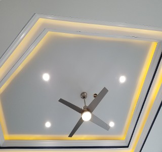Ceiling fan Pocket Light Install